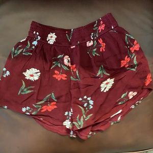 Hollister Floral Soft Shorts